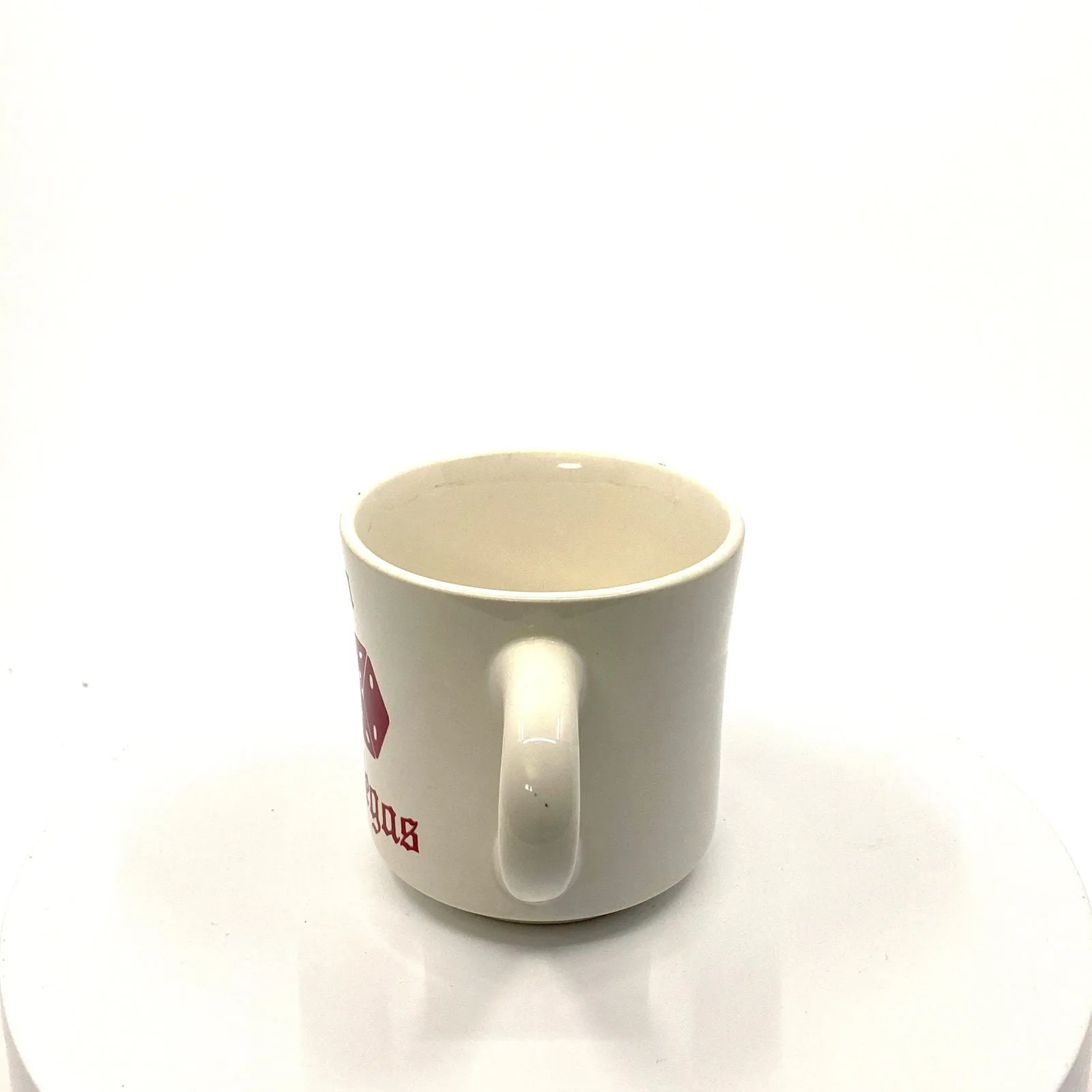 ALAN Las Vegas Dice White Ceramic Personalized Coffee Cup 10 Fl Oz