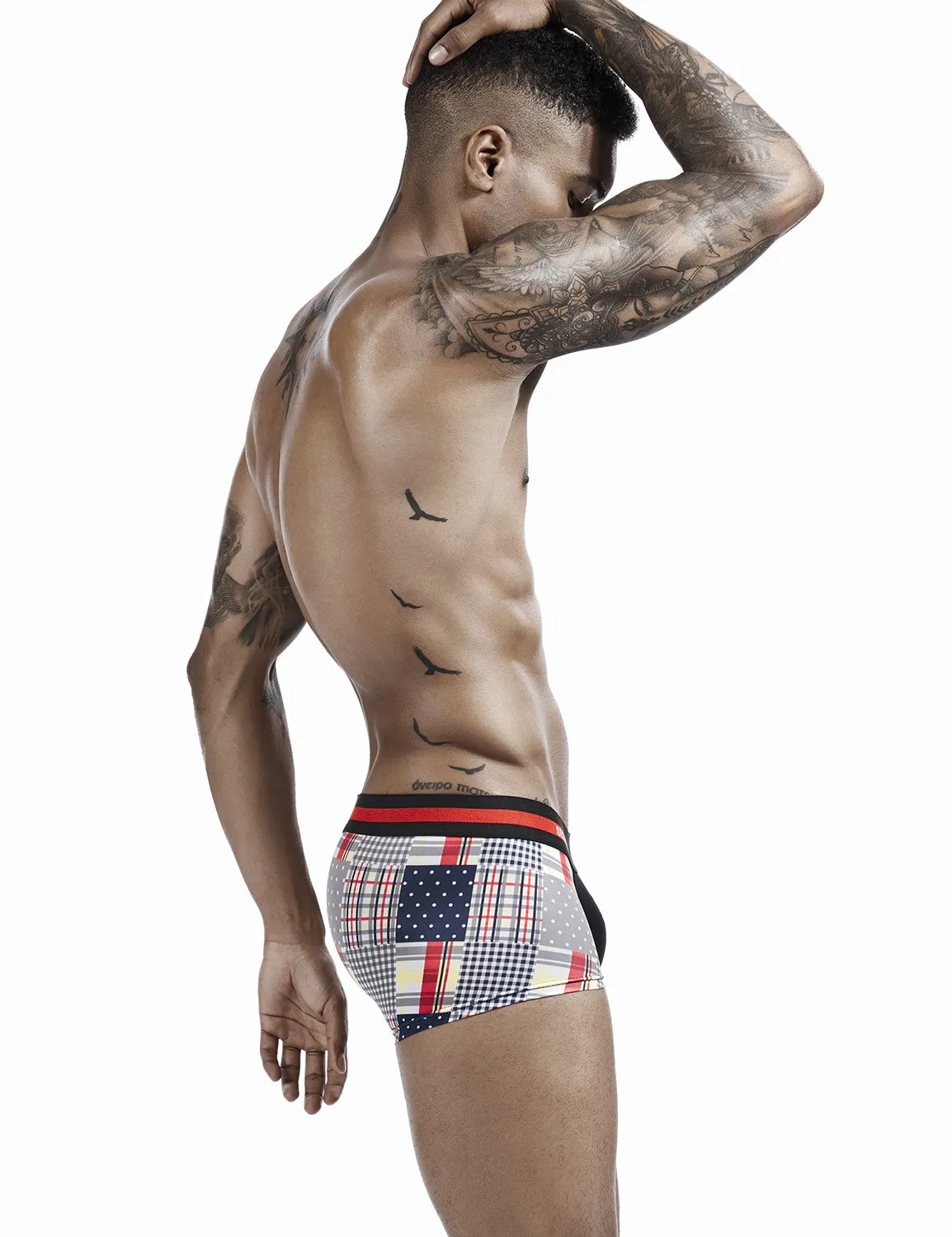 Checkered & Dot Boxer Brief 00207