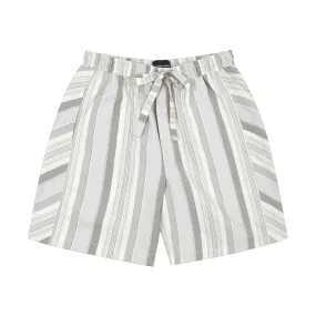 CROSS CUT STRIPE SHORTS