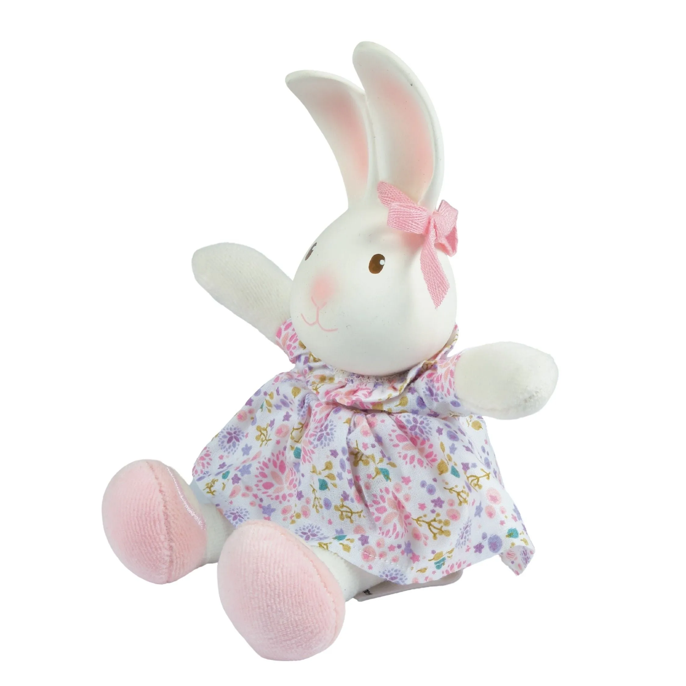 Havah the Bunny With Organic Rubber Head Plush Toy